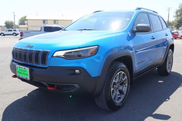 Used 2021 Jeep Cherokee Trailhawk with VIN 1C4PJMBX2MD178066 for sale in Fallon, NV