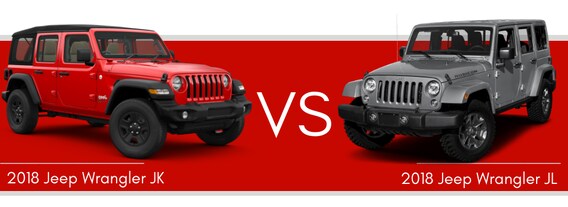 18 Jeep Wrangler Jl Vs 18 Jeep Wrangler Jk Preferred Chrysler Dodge Jeep Of Muskegon