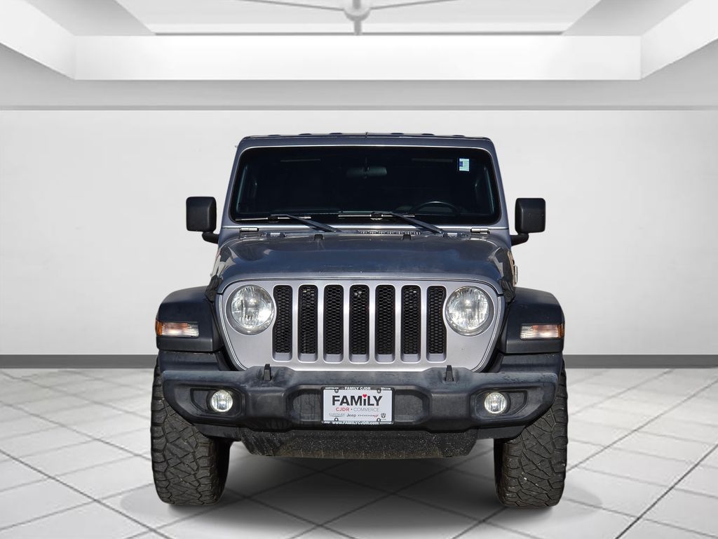 Used 2020 Jeep Wrangler Unlimited Sport S with VIN 1C4HJXDN9LW214016 for sale in Commerce, TX