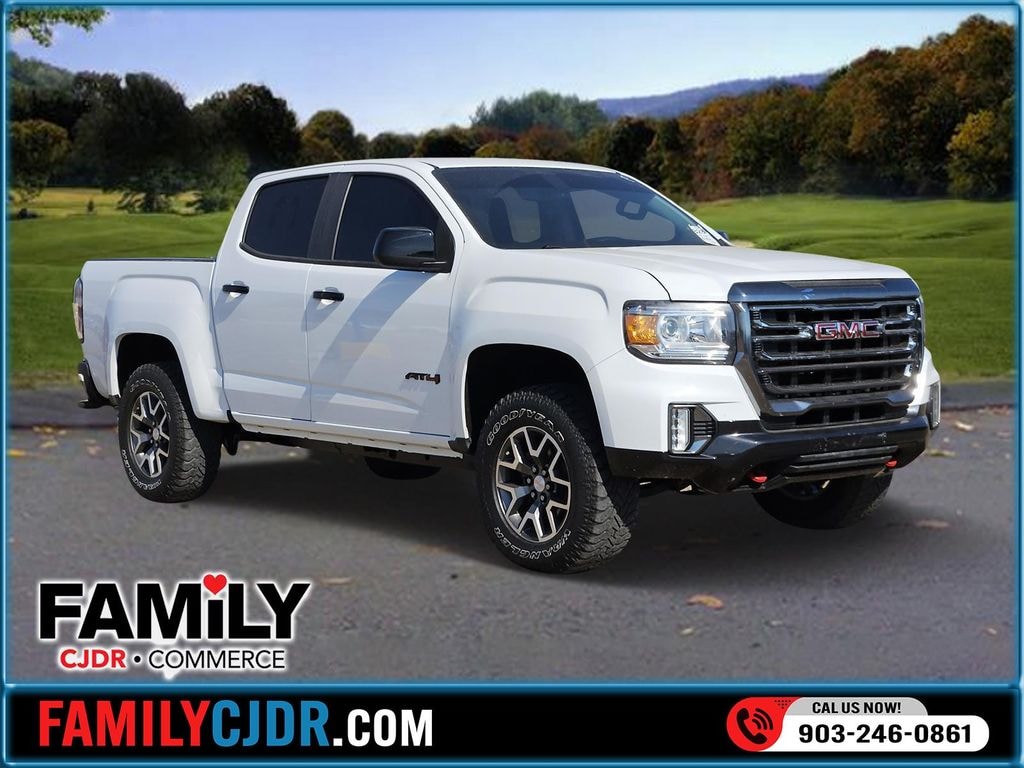Used 2021 GMC Canyon 4WD AT4 w/Leather Crew Cab
