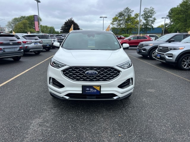 Certified 2021 Ford Edge Titanium with VIN 2FMPK4K94MBA58785 for sale in Enfield, CT