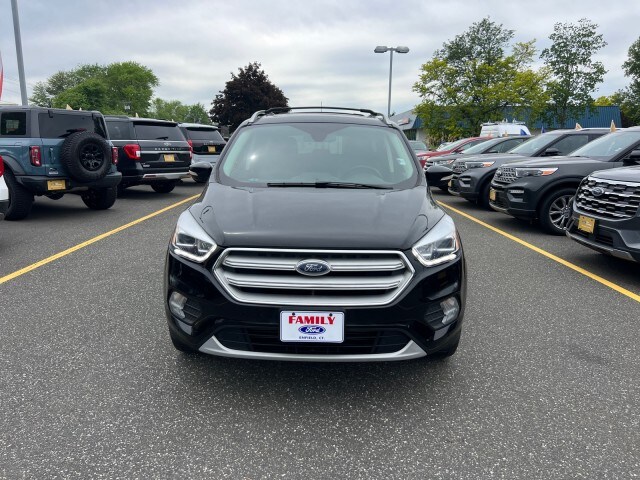Used 2018 Ford Escape Titanium with VIN 1FMCU9J98JUB92213 for sale in Enfield, CT