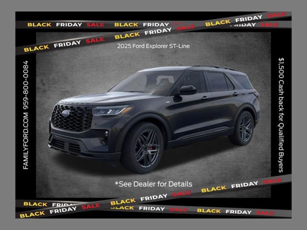 New 2025 Ford Explorer ST-Line SUV