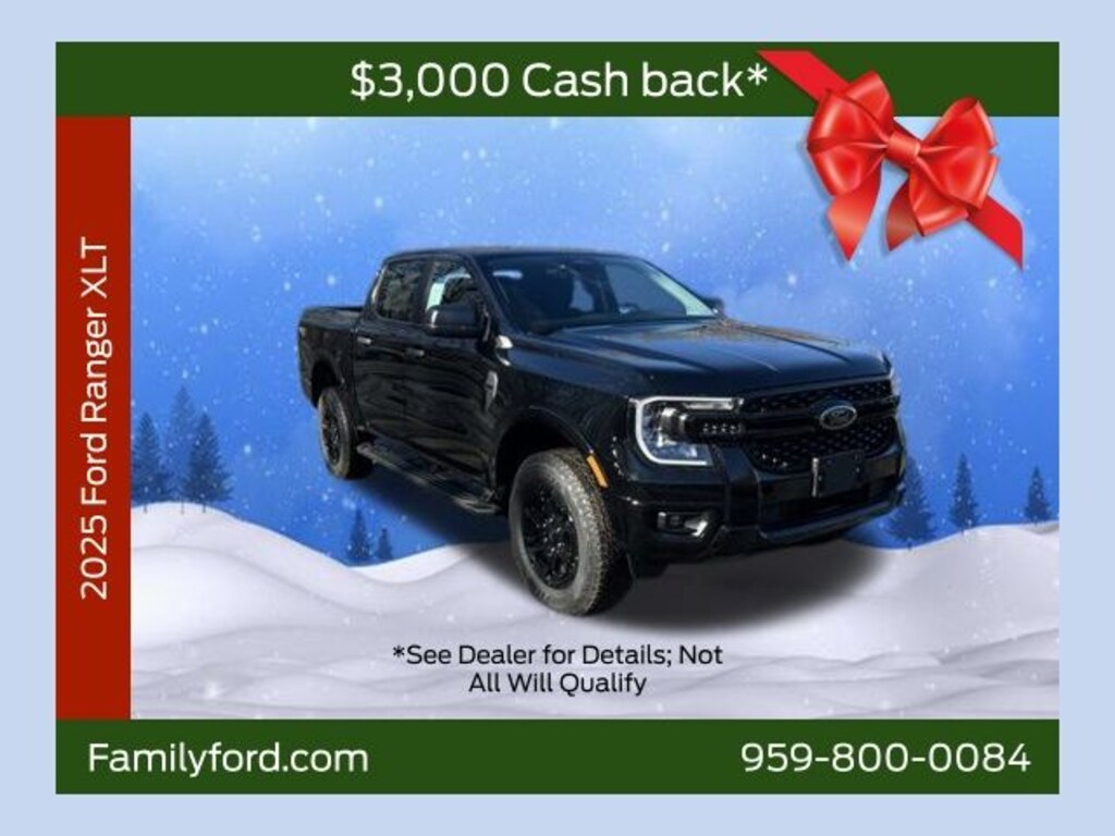 New 2025 Ford Ranger XLT Truck SuperCrew