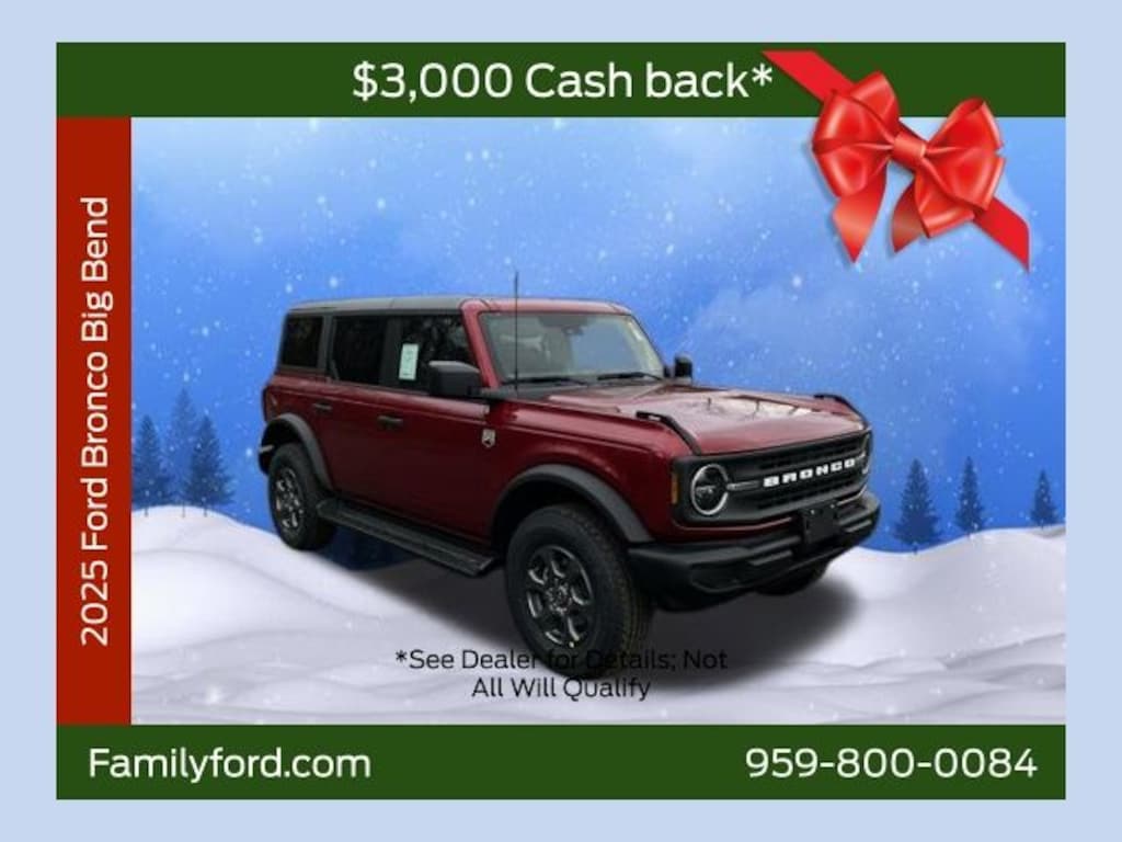 New 2025 Ford Bronco Big Bend SUV