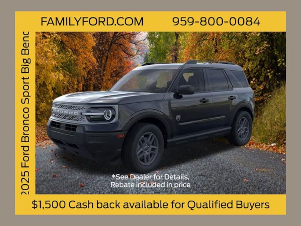 New 2025 Ford Bronco Sport Big Bend SUV