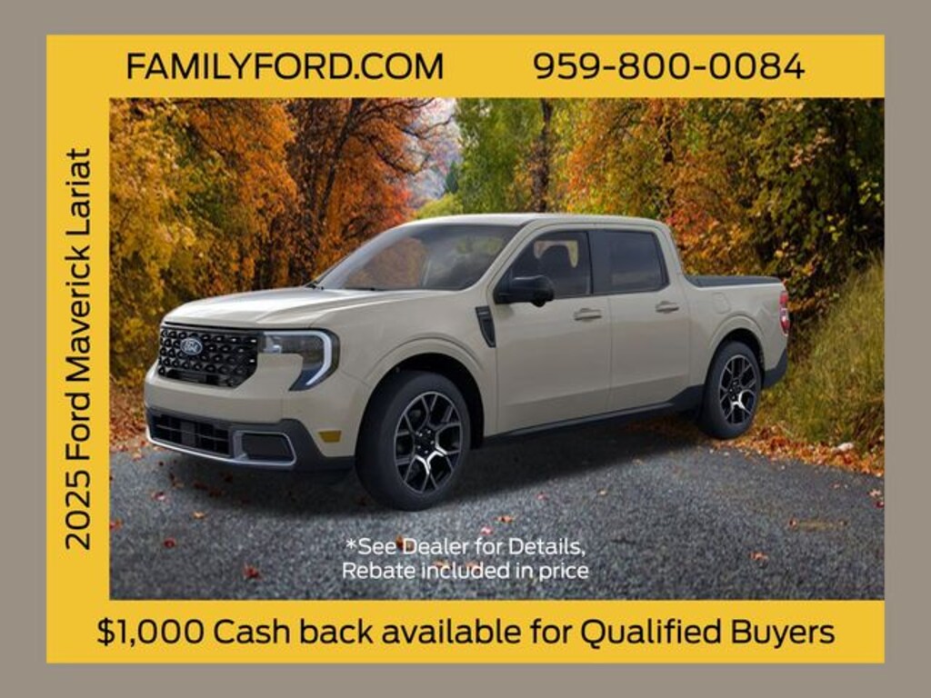 New 2025 Ford Maverick Lariat Truck SuperCrew
