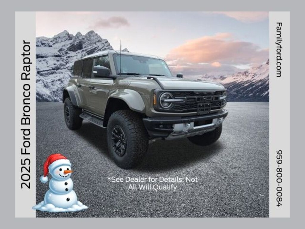 New 2025 Ford Bronco Raptor SUV