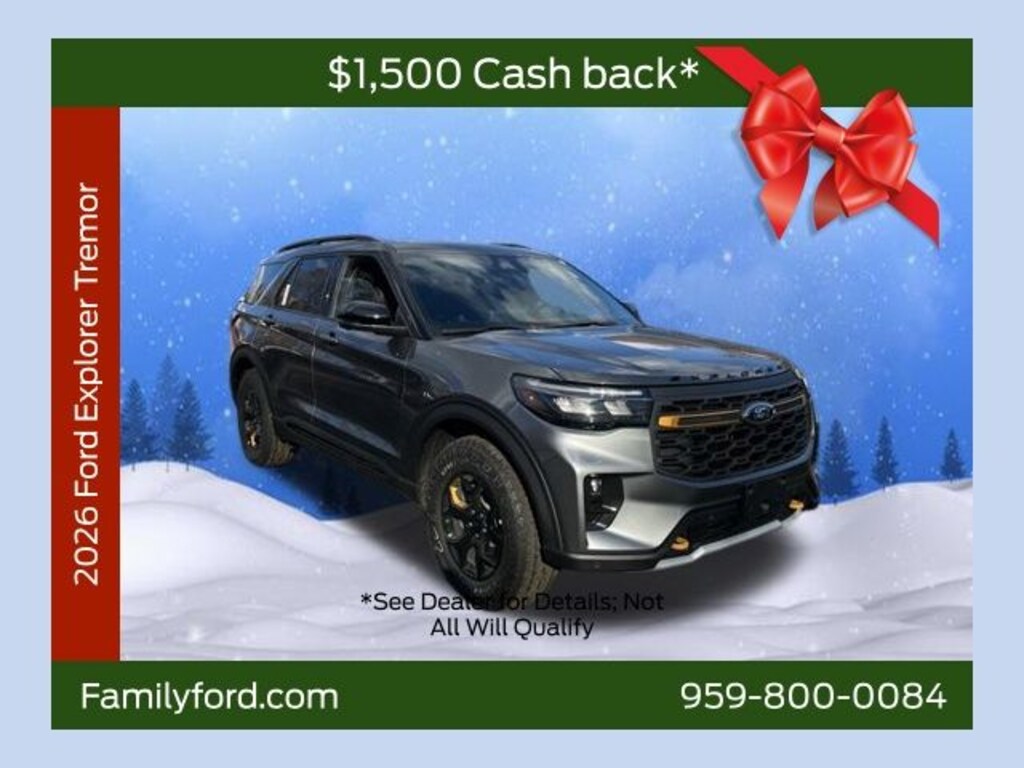 New 2026 Ford Explorer Tremor SUV