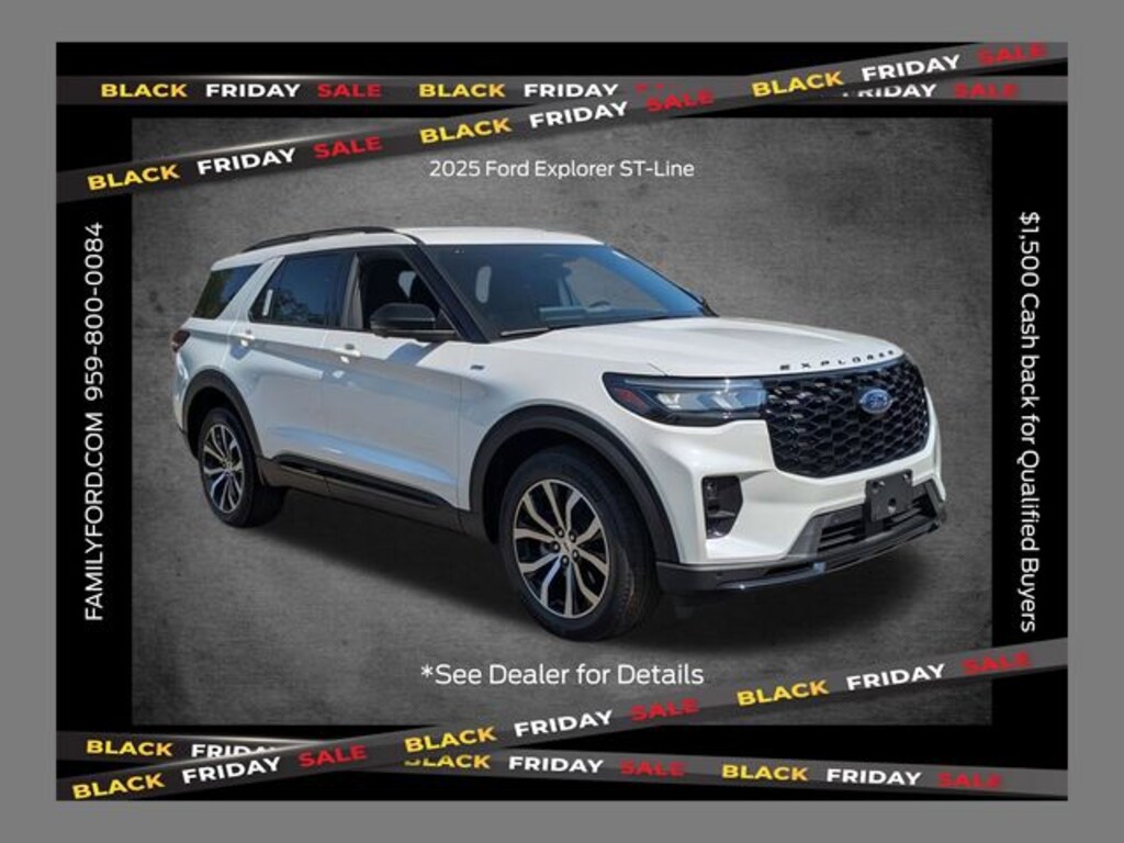 New 2025 Ford Explorer ST-Line SUV
