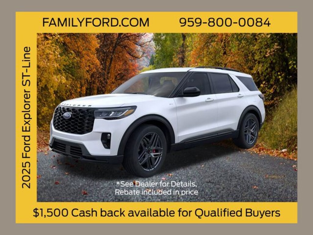 New 2025 Ford Explorer ST-Line SUV