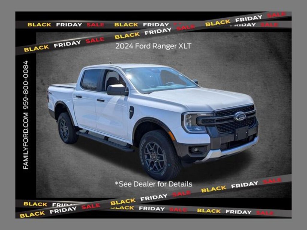 New 2024 Ford Ranger XLT Truck SuperCrew