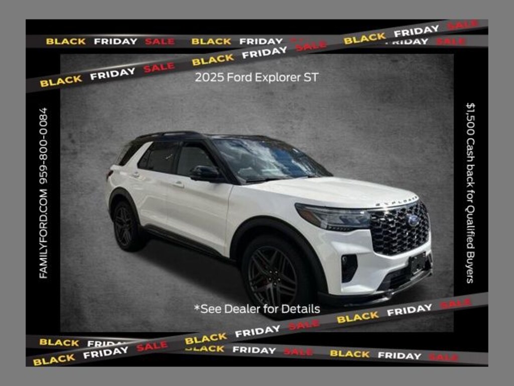 New 2025 Ford Explorer ST SUV