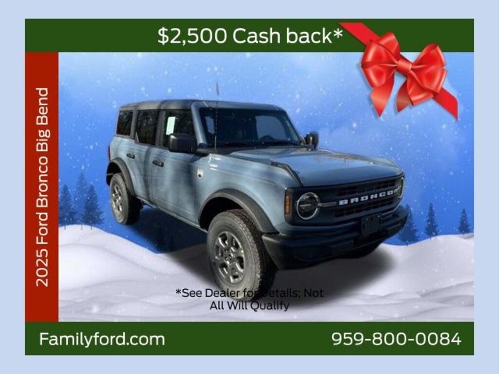 New 2025 Ford Bronco Big Bend SUV