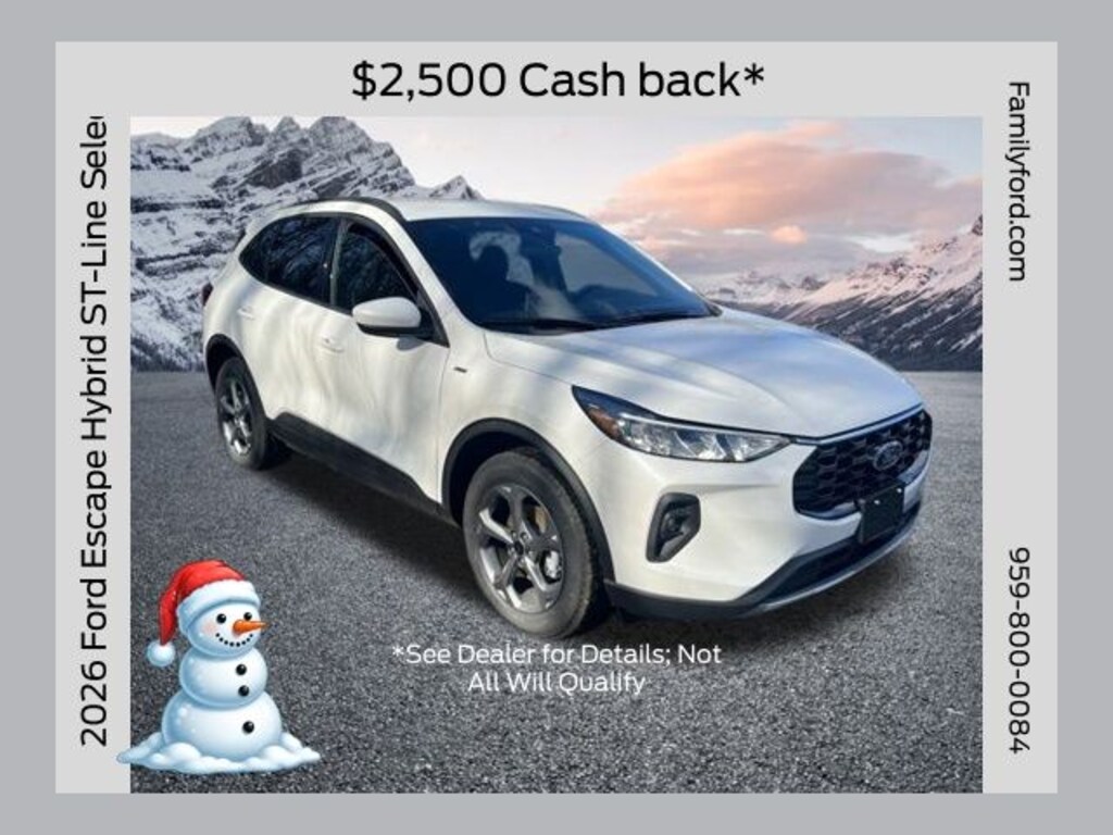 New 2026 Ford Escape ST-Line Select SUV