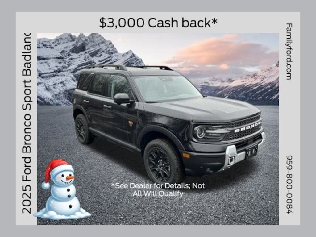 New 2025 Ford Bronco Sport Badlands SUV