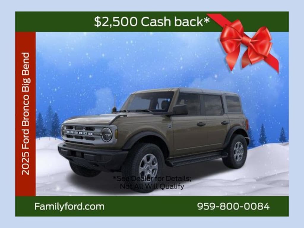 New 2025 Ford Bronco Big Bend SUV