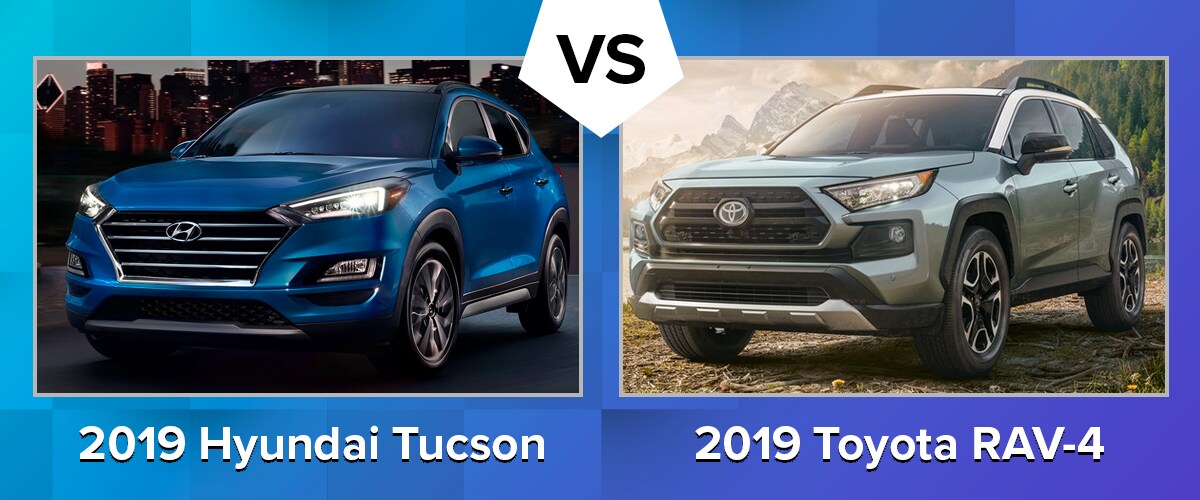 Compare the 2019 Hyundai Tucson vs 2019 Toyota RAV-4 Chicago IL