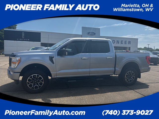 Used 2022 Ford F-150 XLT with VIN 1FTFW1E56NFA74644 for sale in Marietta, OH