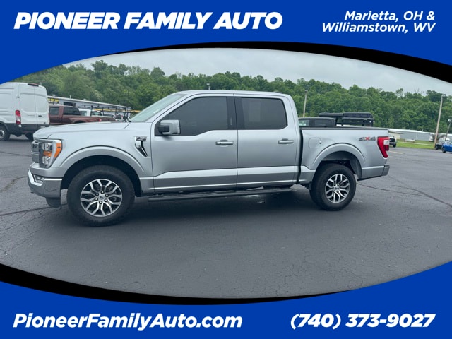 Used 2022 Ford F-150 Lariat with VIN 1FTFW1E80NFC42210 for sale in Marietta, OH