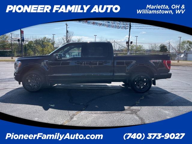 Used 2021 Ford F-150 XLT with VIN 1FTFW1E89MKE50219 for sale in Marietta, OH