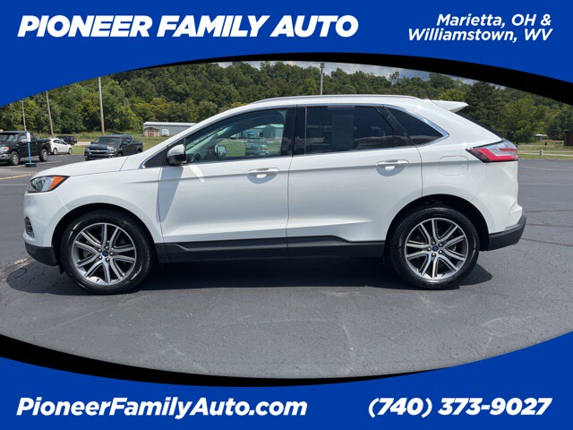 Used 2022 Ford Edge Titanium with VIN 2FMPK4K94NBA65219 for sale in Marietta, OH