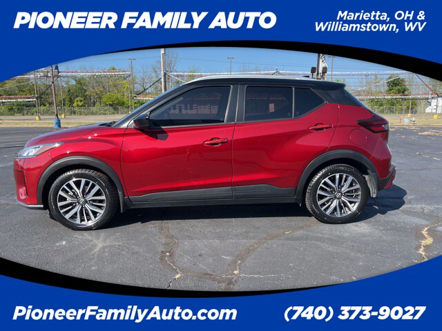 Used 2022 Nissan Kicks SV with VIN 3N1CP5CV0NL490613 for sale in Marietta, OH