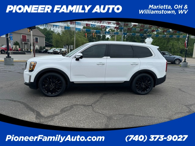 Used 2022 Kia Telluride SX with VIN 5XYP5DHC4NG240594 for sale in Marietta, OH