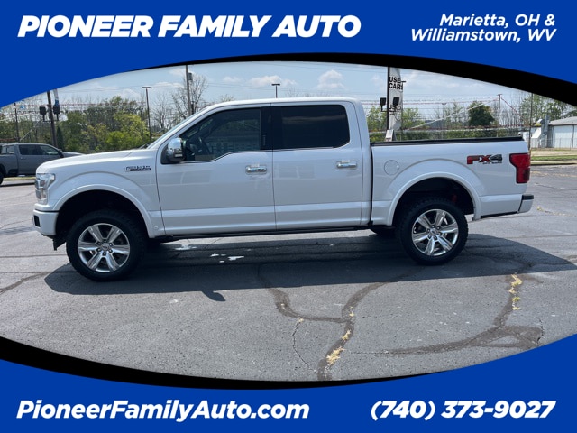 Used 2018 Ford F-150 Platinum with VIN 1FTEW1EG4JFE63743 for sale in Marietta, OH