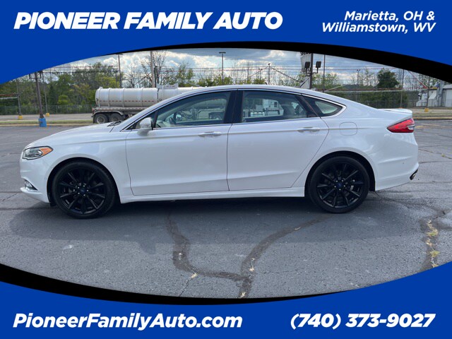 Used 2018 Ford Fusion Platinum with VIN 3FA6P0K90JR179312 for sale in Marietta, OH