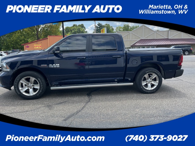 Used 2017 RAM Ram 1500 Sport with VIN 1C6RR7MT7HS624248 for sale in Marietta, OH