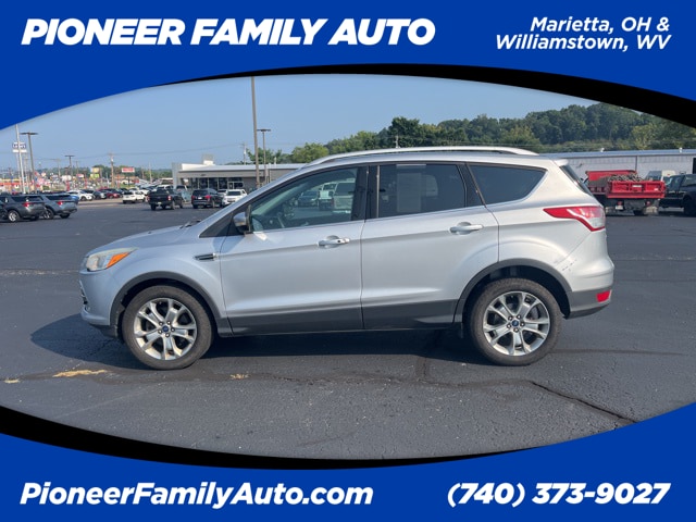 Used 2014 Ford Escape Titanium with VIN 1FMCU9J96EUD60002 for sale in Marietta, OH