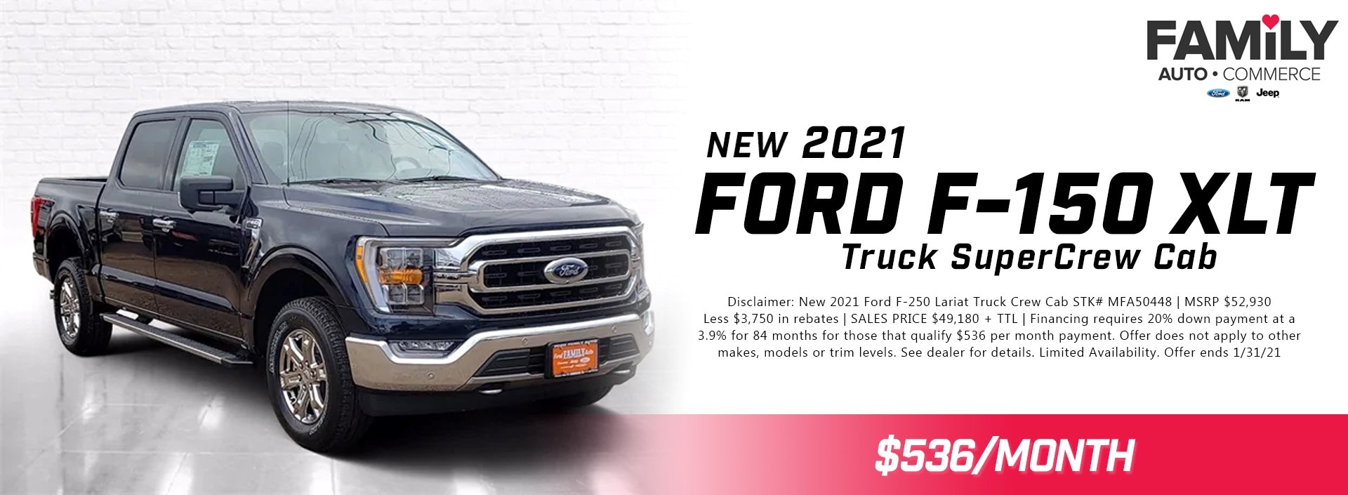 New Vehicle Specials | The Ford Family l Family Ford