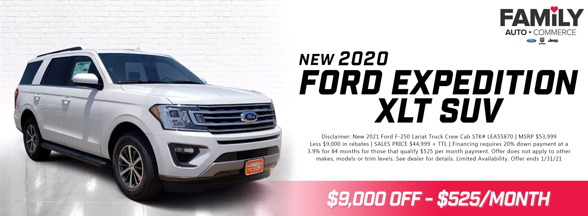 New Vehicle Specials | The Ford Family l Family Ford