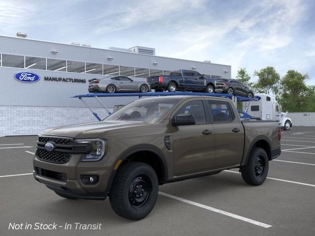 Marsh Gray 2026 Ford Ranger XL SuperCrew 4WD Pickup Truck Four-Wheel Drive Automatic