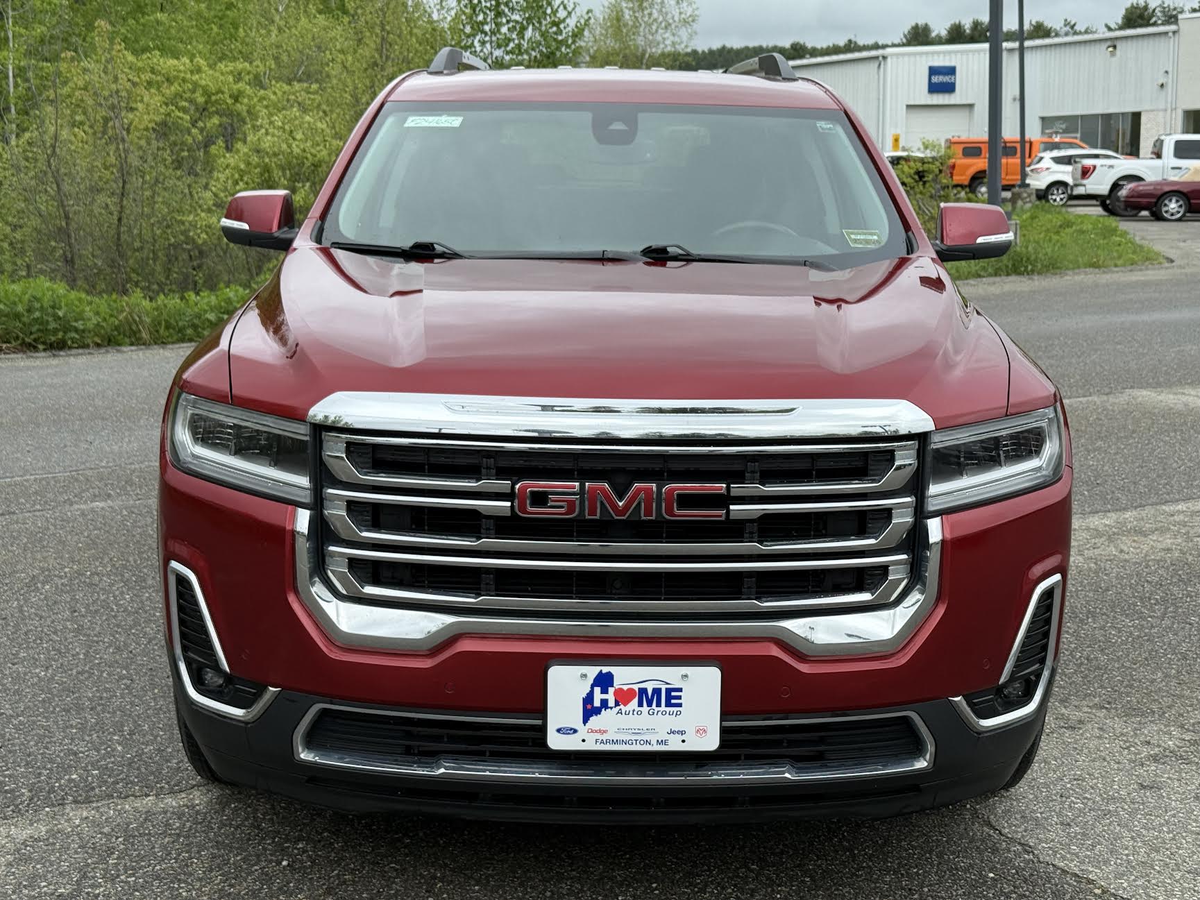 Used 2023 GMC Acadia SLT with VIN 1GKKNUL48PZ163344 for sale in Farmington, ME