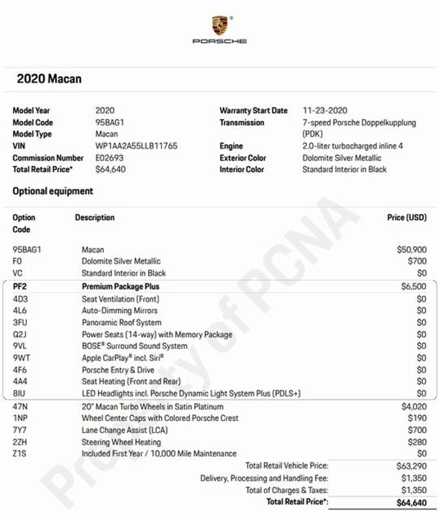 2020 Porsche Macan Base's photo