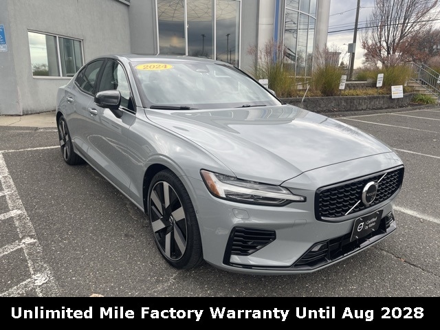 Featured used 2024 Volvo S60 plug-in hybrid T8 Ultimate Dark Sedan for sale in West Springfield, MA