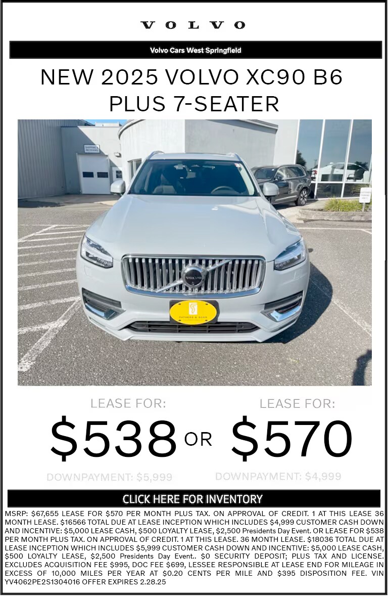2025 VolvoXC90 B6 Plus 7-Seater