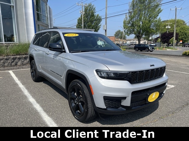 Featured used 2023 Jeep Grand Cherokee L Laredo SUV for sale in West Springfield, MA