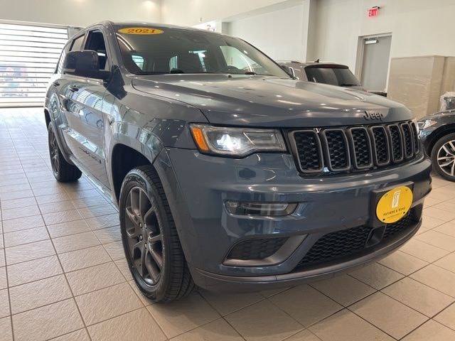 Featured used 2021 Jeep Grand Cherokee Overland SUV for sale in West Springfield, MA