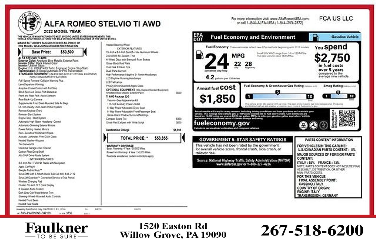 2022 Alfa Romeo Stelvio Ti AWD's photo
