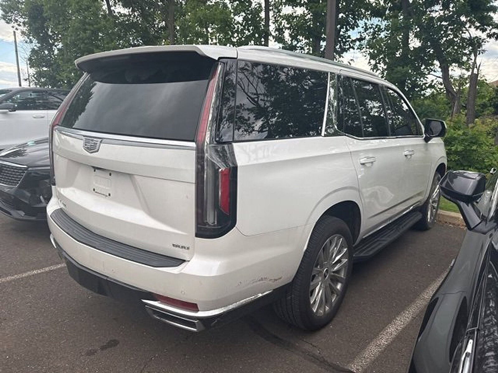 Certified 2021 Cadillac Escalade Premium Luxury with VIN 1GYS4BKL9MR390530 for sale in Trevose, PA