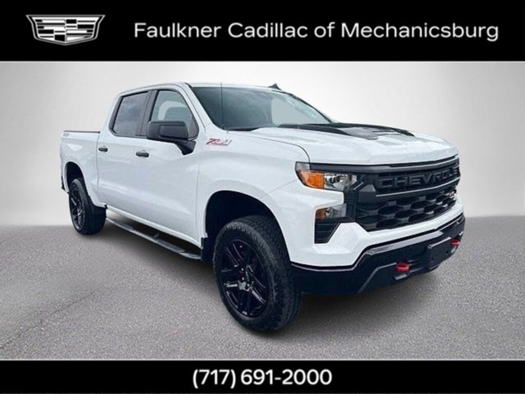 Used 2024 Chevrolet Silverado 1500 Custom Trail Boss 4WD Crew Cab 147 Custom Trail Boss