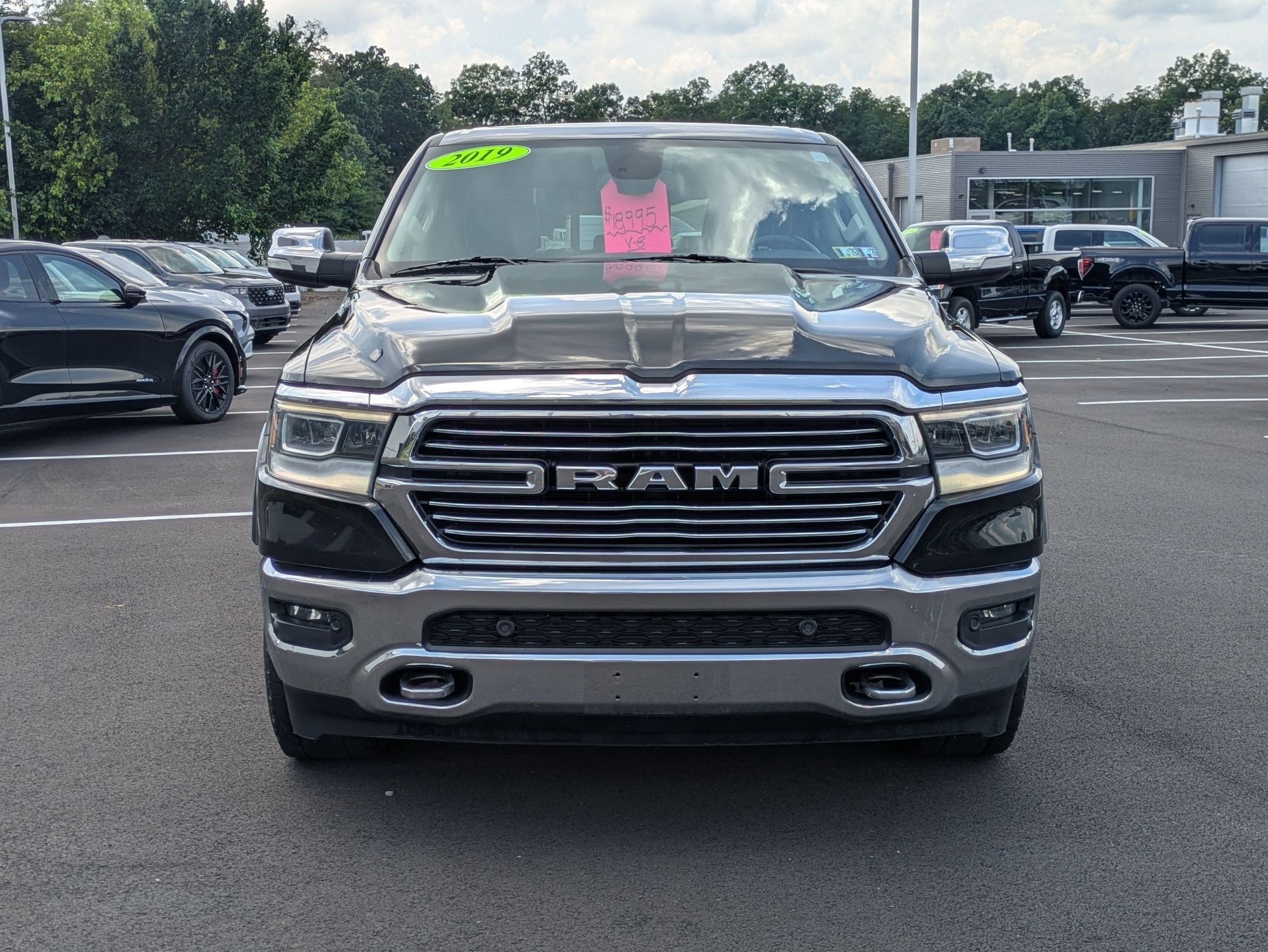 Used 2019 RAM Ram 1500 Pickup Laramie with VIN 1C6SRFJT6KN710639 for sale in Quakertown, PA