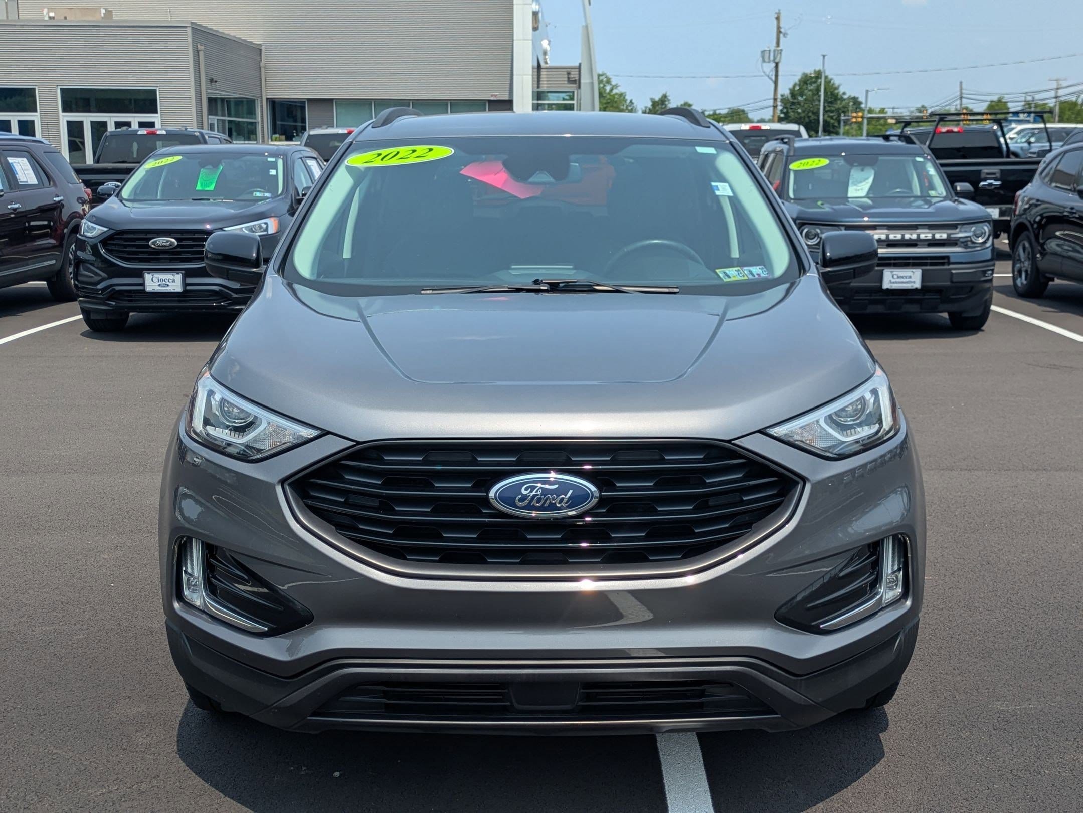 Used 2022 Ford Edge SEL with VIN 2FMPK4J96NBA34880 for sale in Quakertown, PA