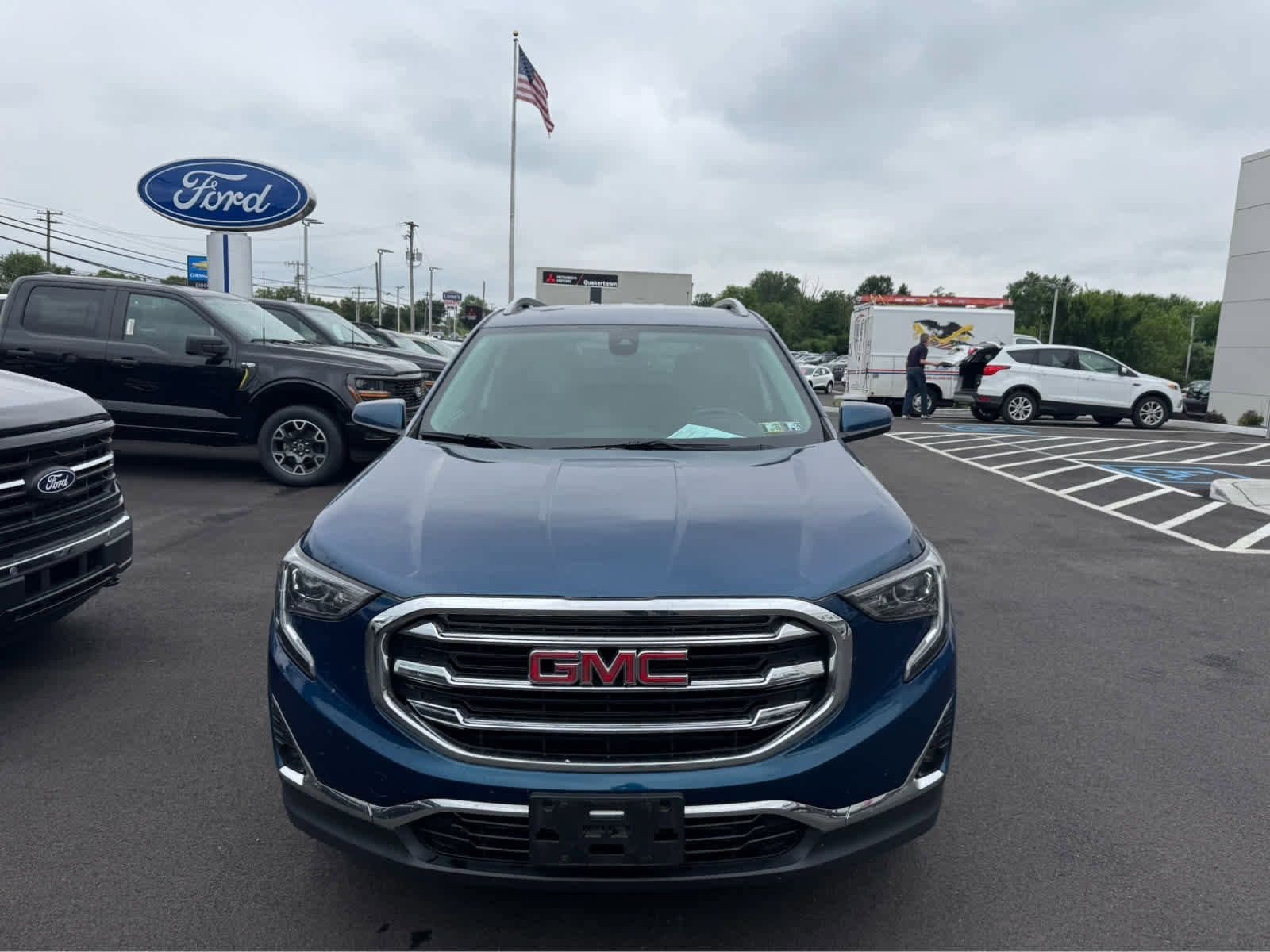 Used 2021 GMC Terrain SLT with VIN 3GKALPEV1ML375109 for sale in Quakertown, PA