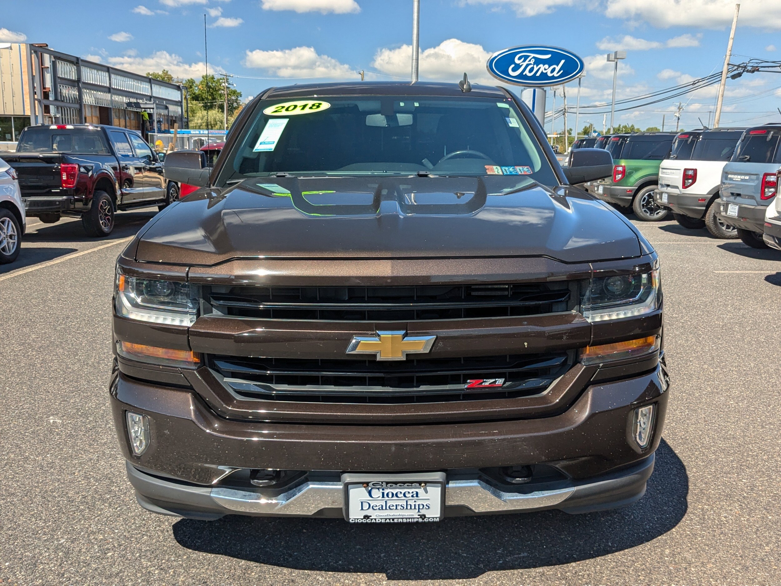 Used 2018 Chevrolet Silverado 1500 LT Z71 with VIN 1GCVKREC3JZ192129 for sale in Quakertown, PA