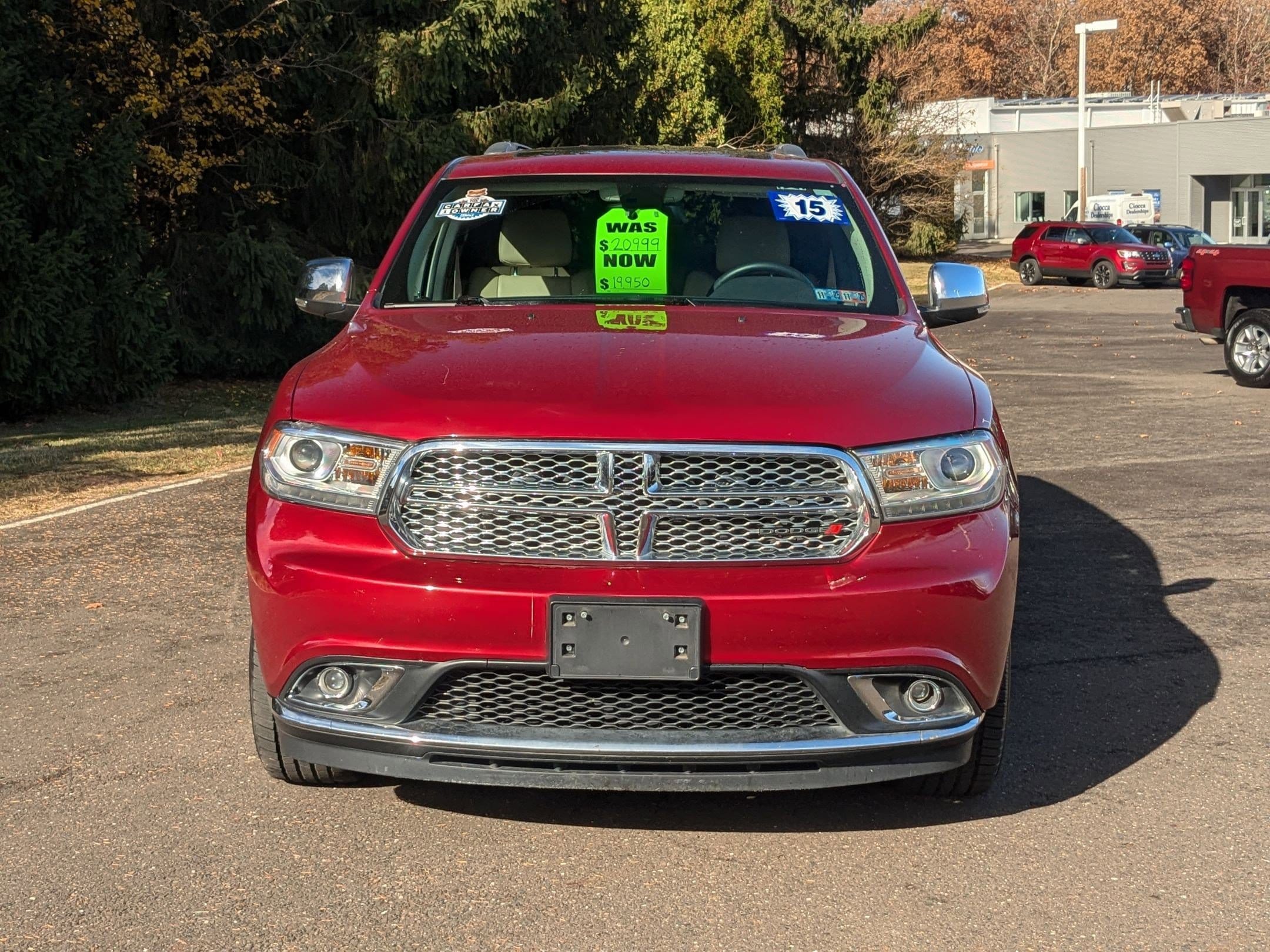 Used 2015 Dodge Durango Citadel with VIN 1C4RDJEG0FC110304 for sale in Souderton, PA