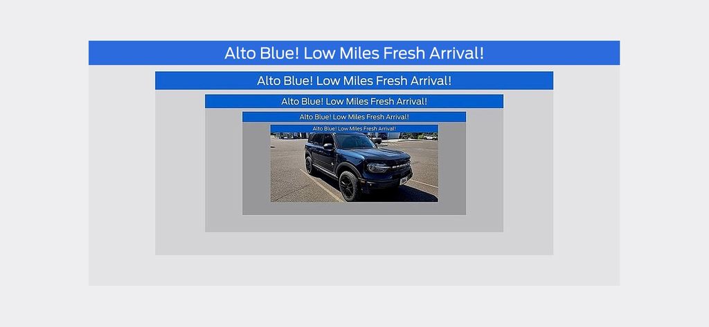 2021 Ford Bronco Sport Outer Banks 4X4's photo